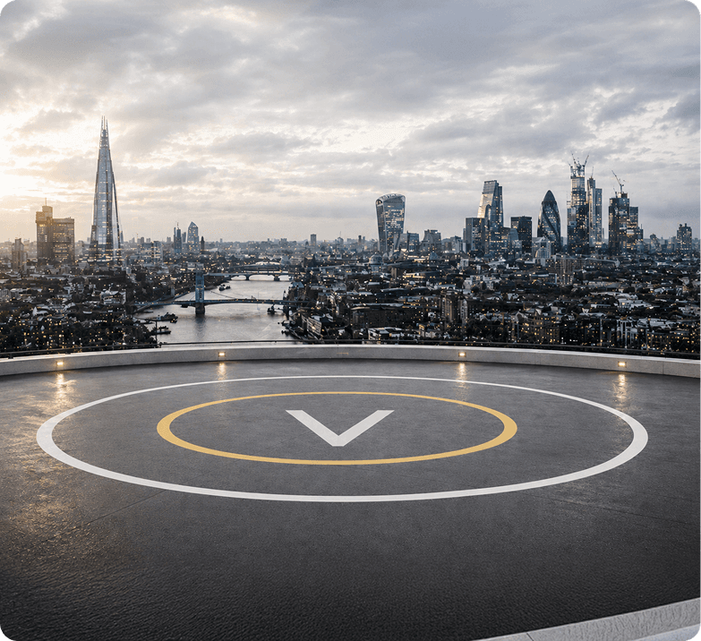 Futuristic Vertiport